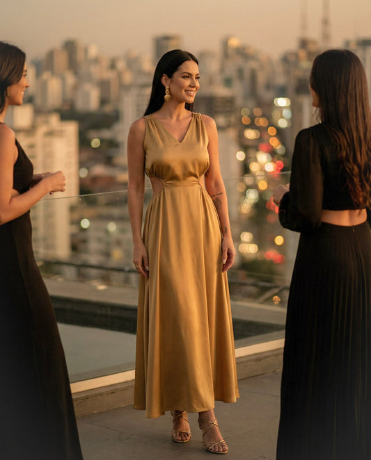 Satin Dress Mila